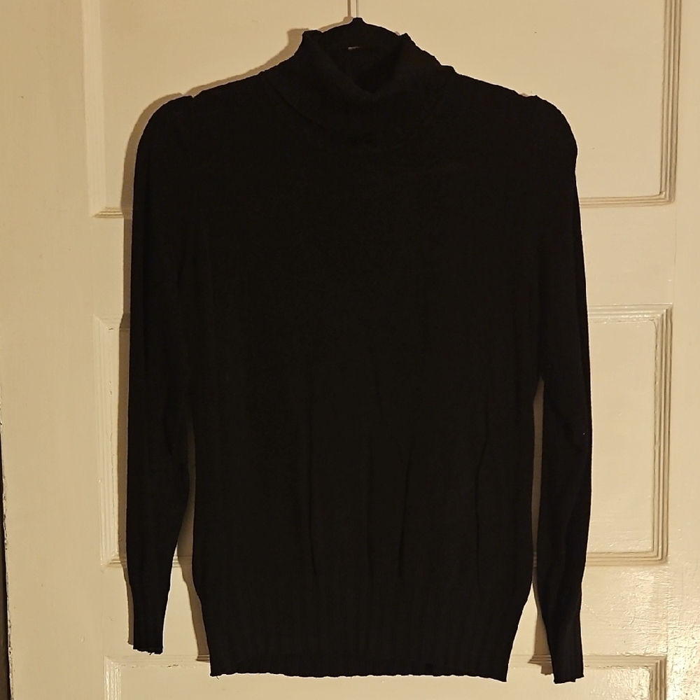Chic Black Turtleneck Sweater